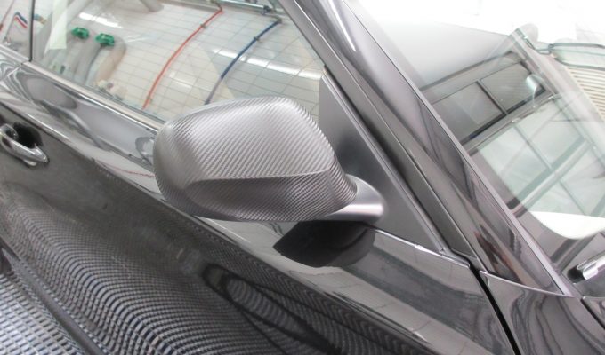 BMW 1er M1 Felgen Versiegelung Reinigung Pflege Lack Glanz Hologramme Nano Spiegel Carbon Folie Echt Carbon Aussenspiegel